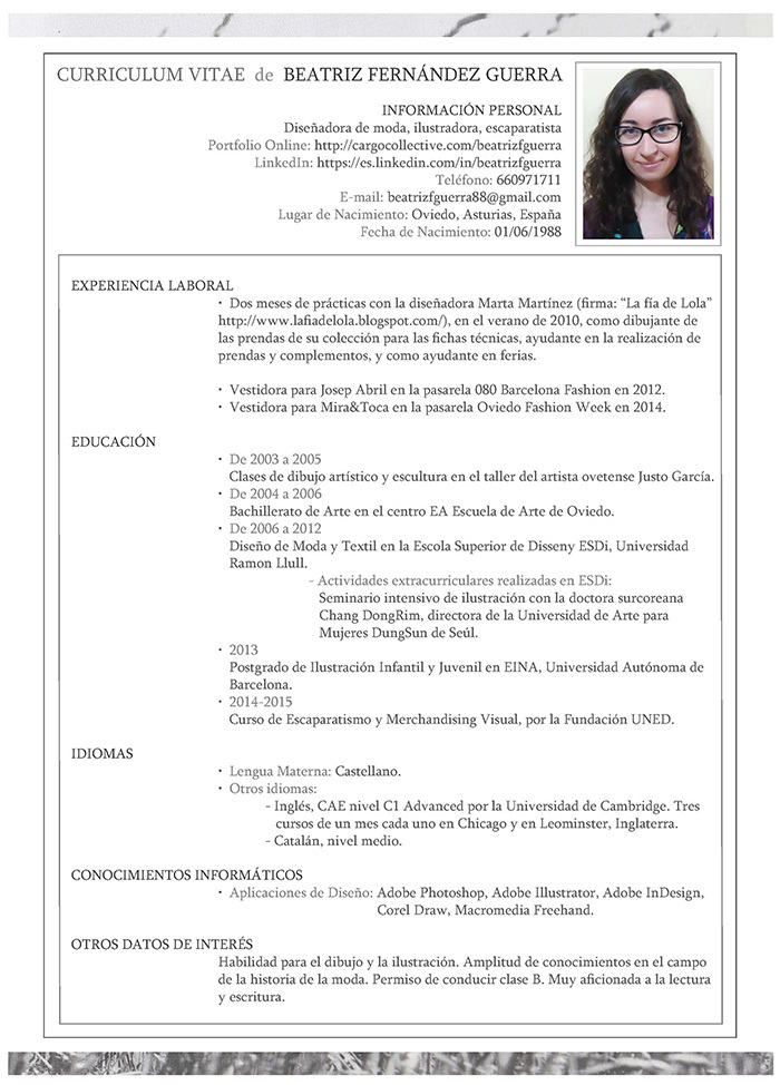 Curriculum vitae format in word image